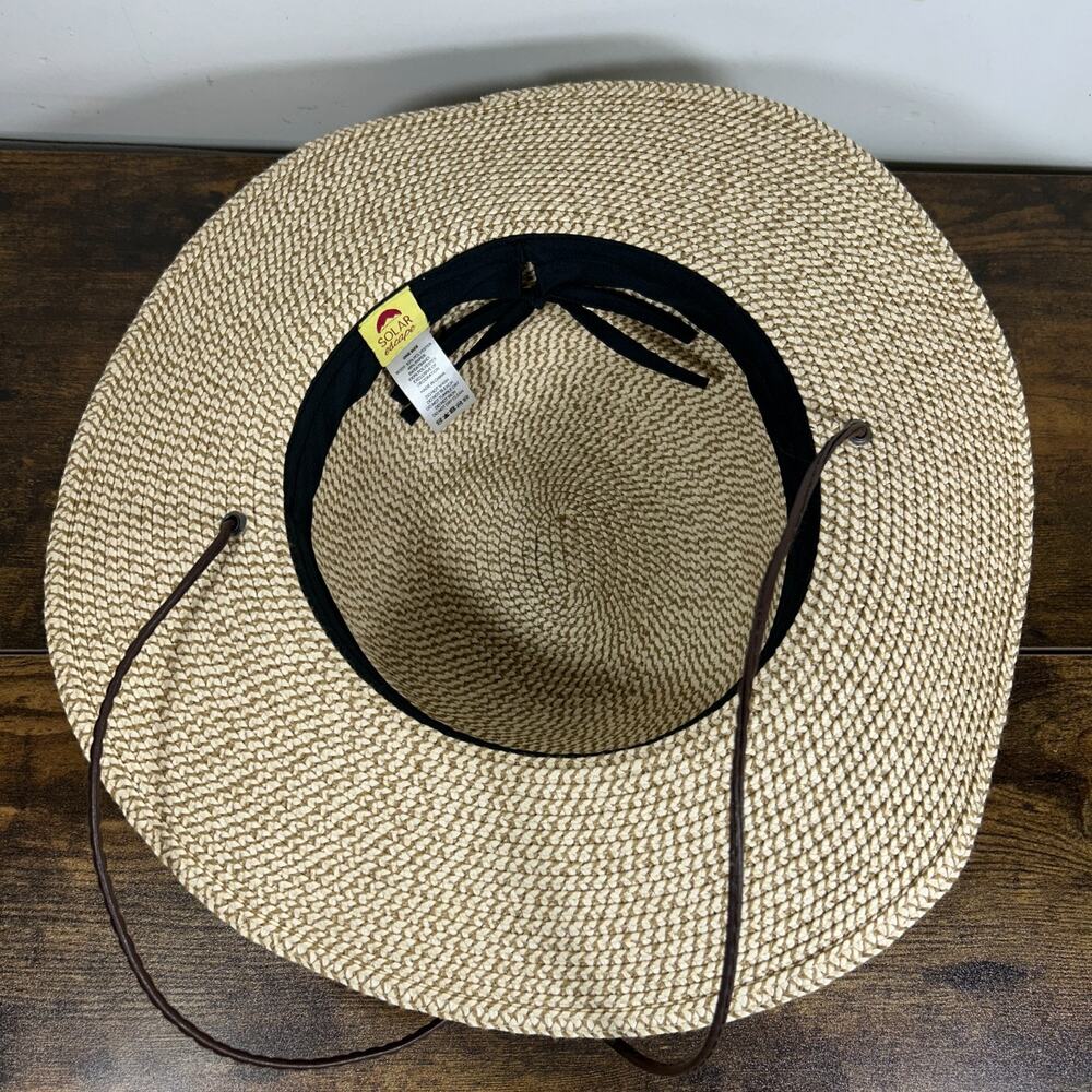Solar Escape Women’s Wide Brim Sun Hat Adjustable Size - Picture 2 of 9